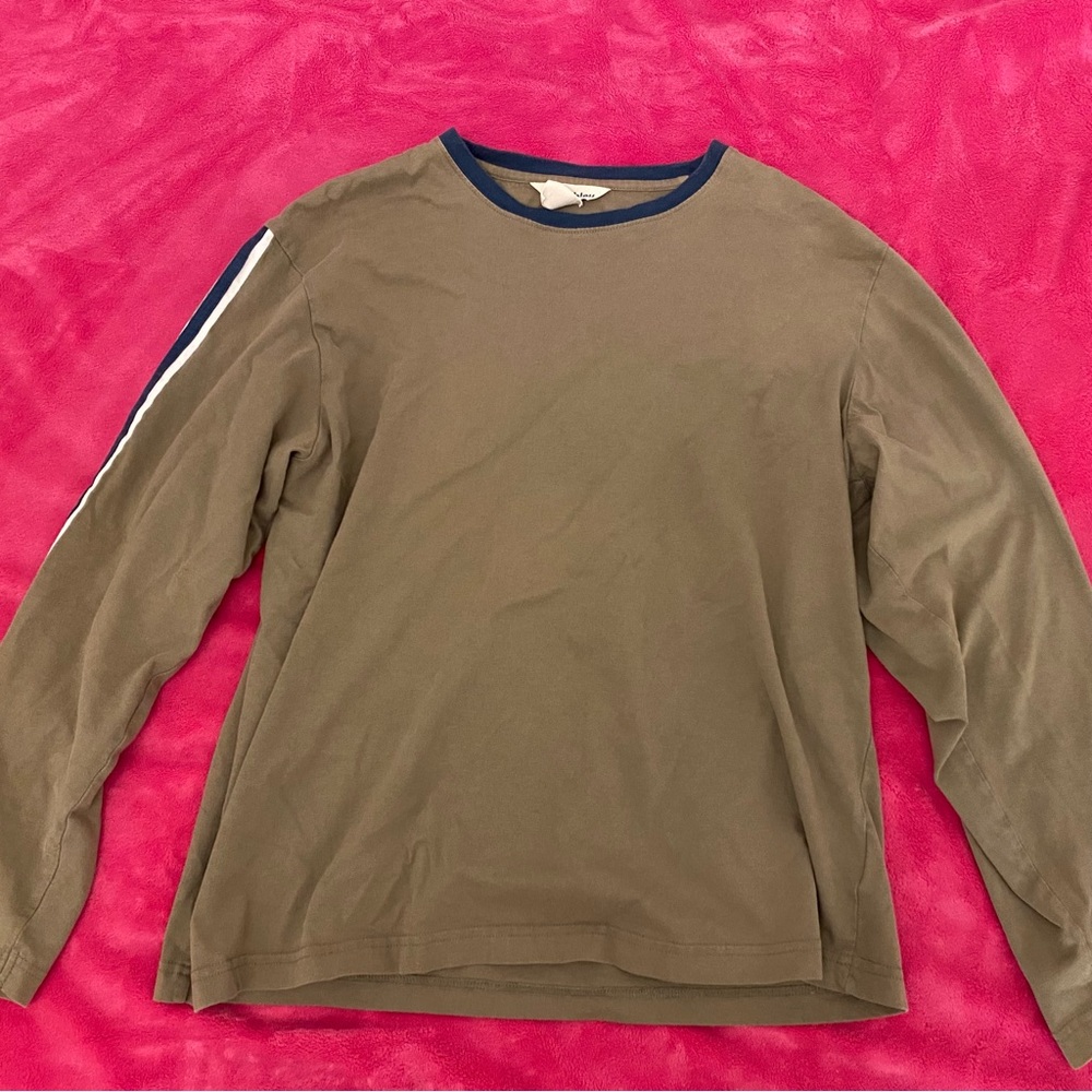 green code bleu long sleeve shirt